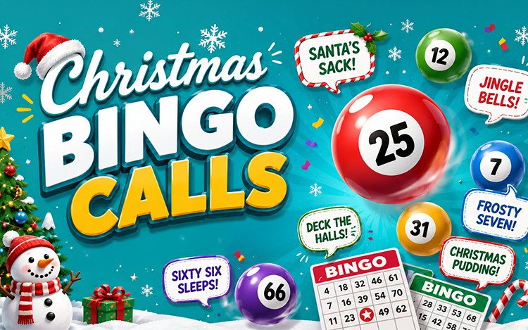 Christmas bingo calls